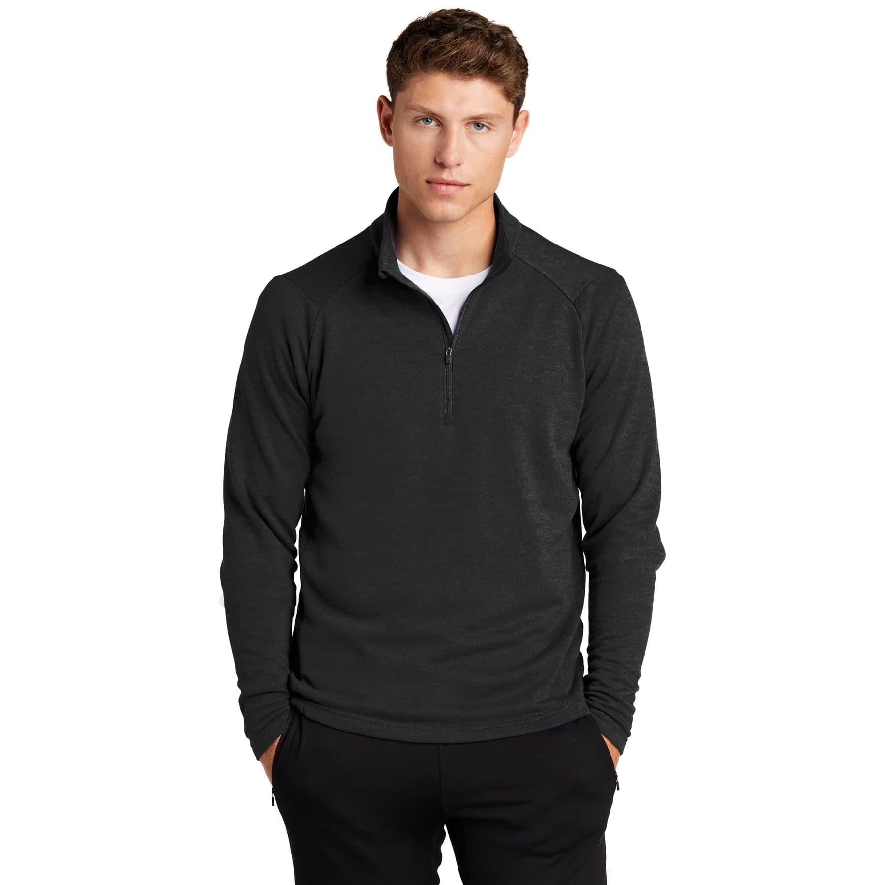 Custom Lightweight French Terry Quarter-Zip with Your Photo or Text