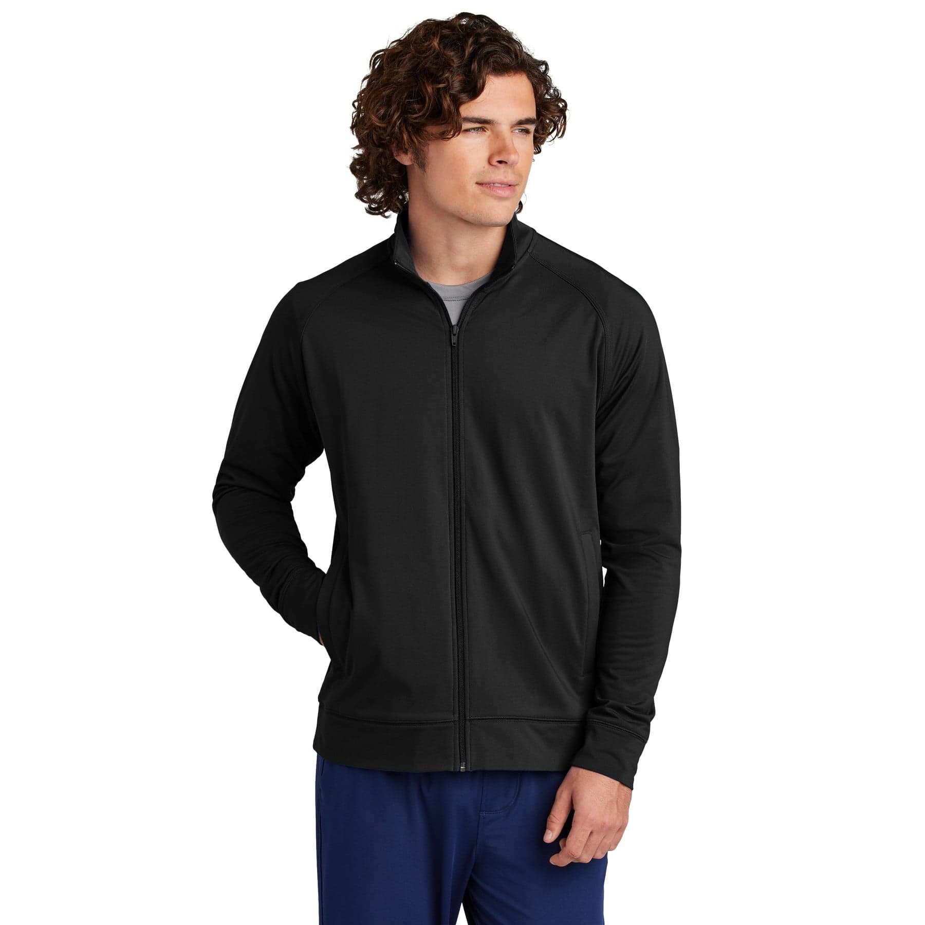 Custom Moisture-Wicking Full-Zip Cadet Jacket with Your Photo or Text