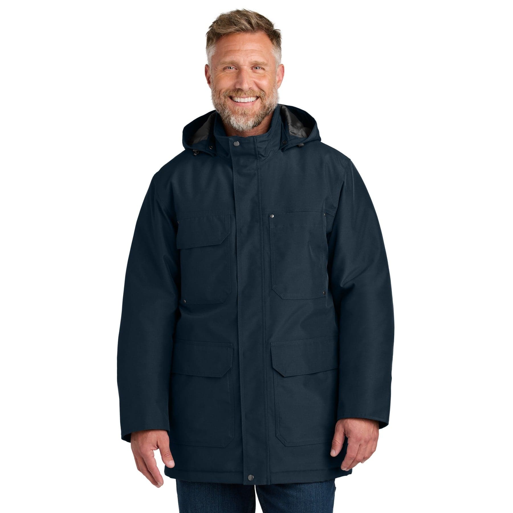 Elements Insulated Parka — Navy — product photo