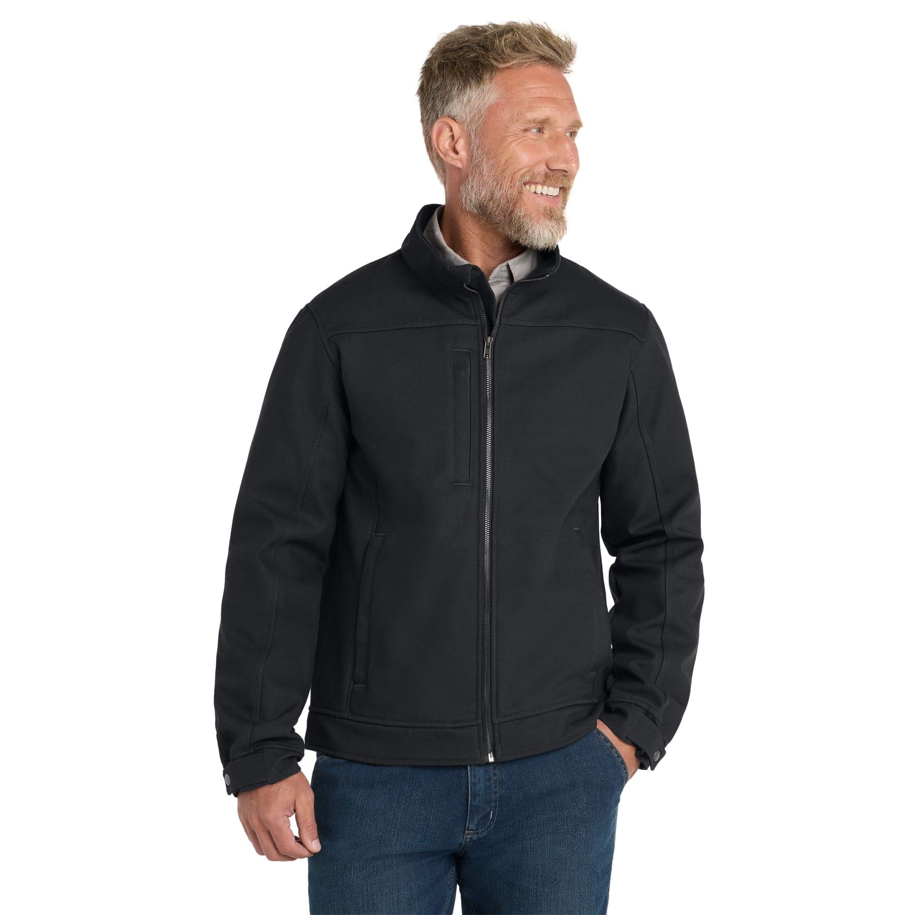 Custom Duck Cloth Soft Shell Jacket with Your Photo or Text