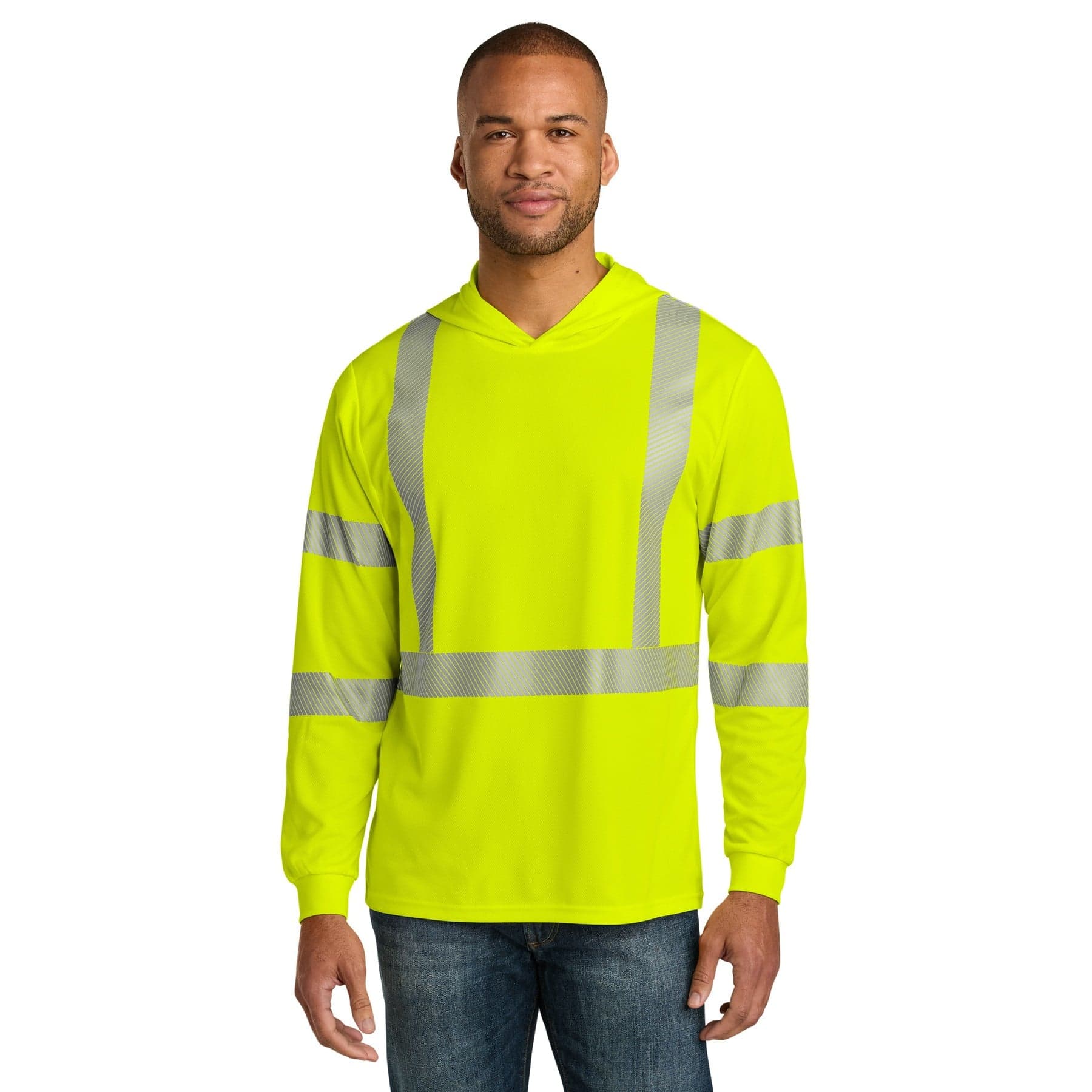 Custom Hooded Reflective Mesh Work Shirt with Your Photo or Text