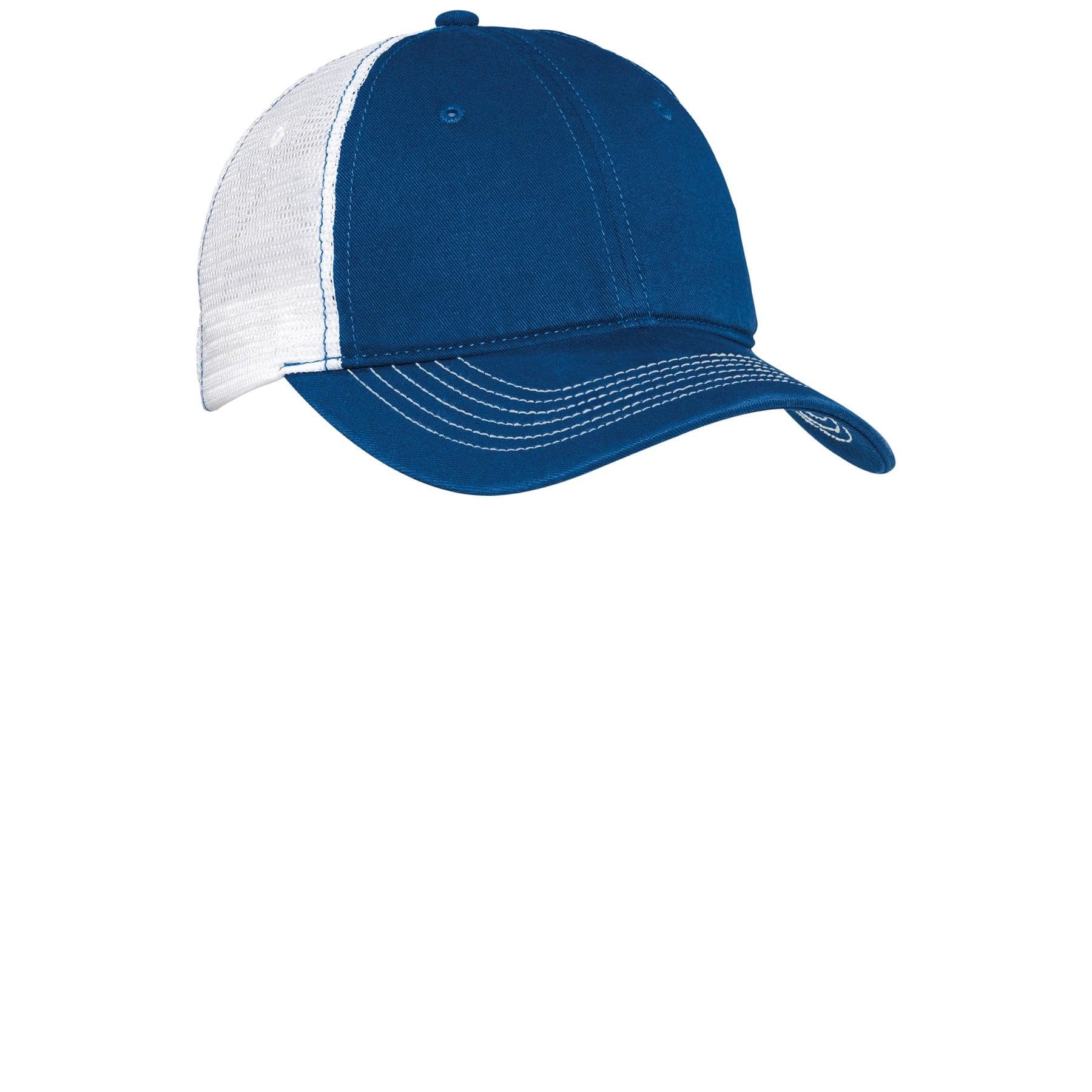 Mesh Back Cap — Royal/ White — product photo