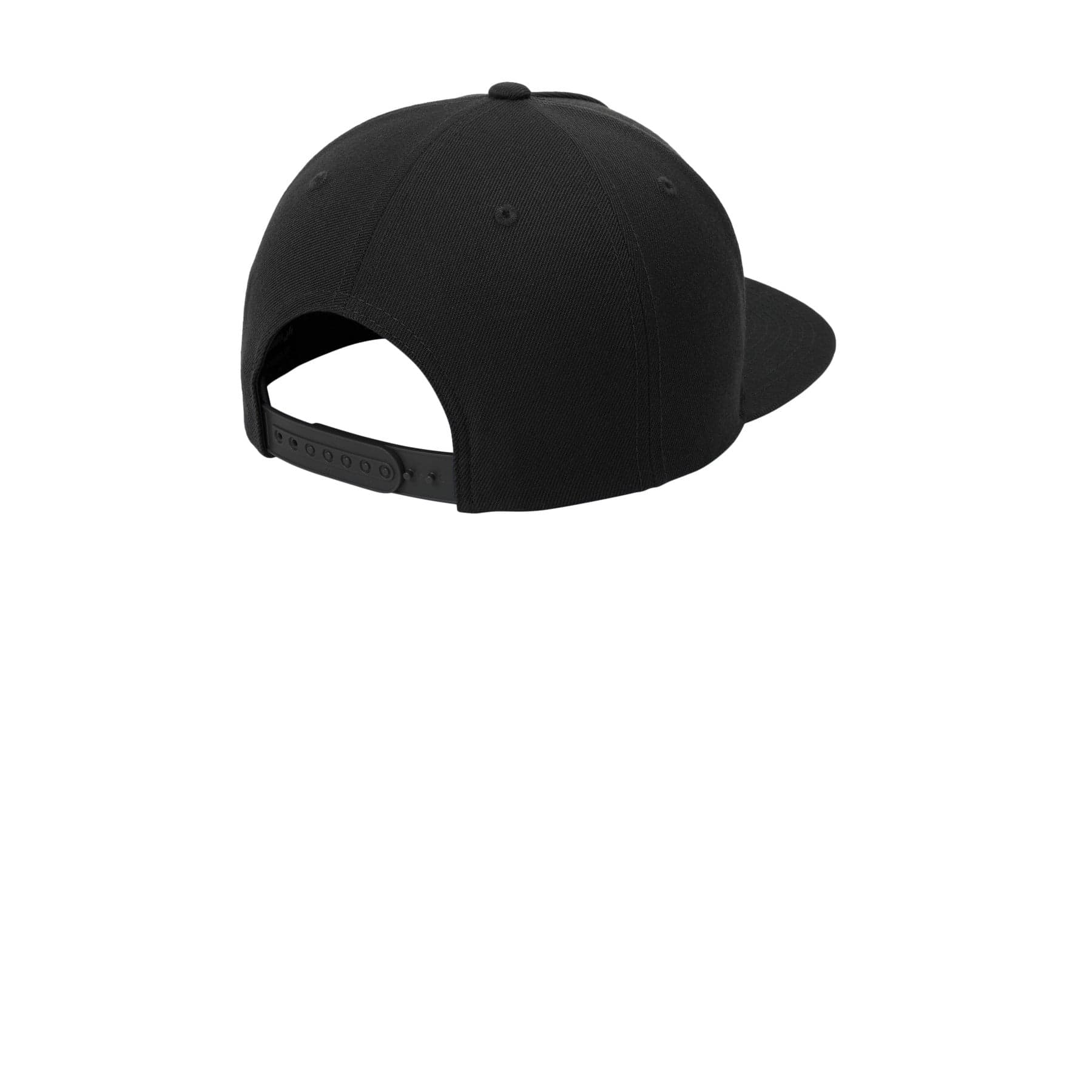 YP Classics Premium 5-Panel Snapback Cap — Black — product photo