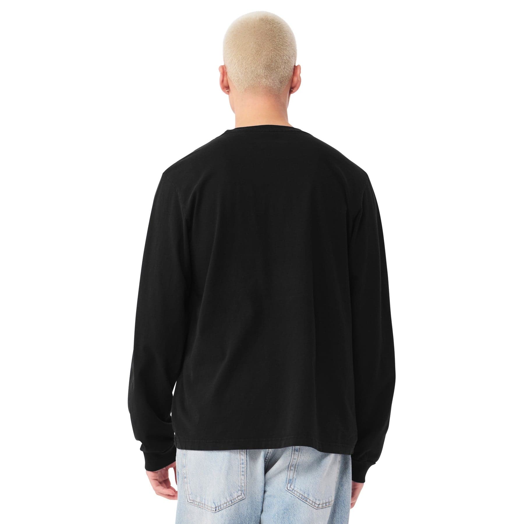 Custom Unisex Relaxed Fit Long Sleeve Shirt with Your Photo or Text