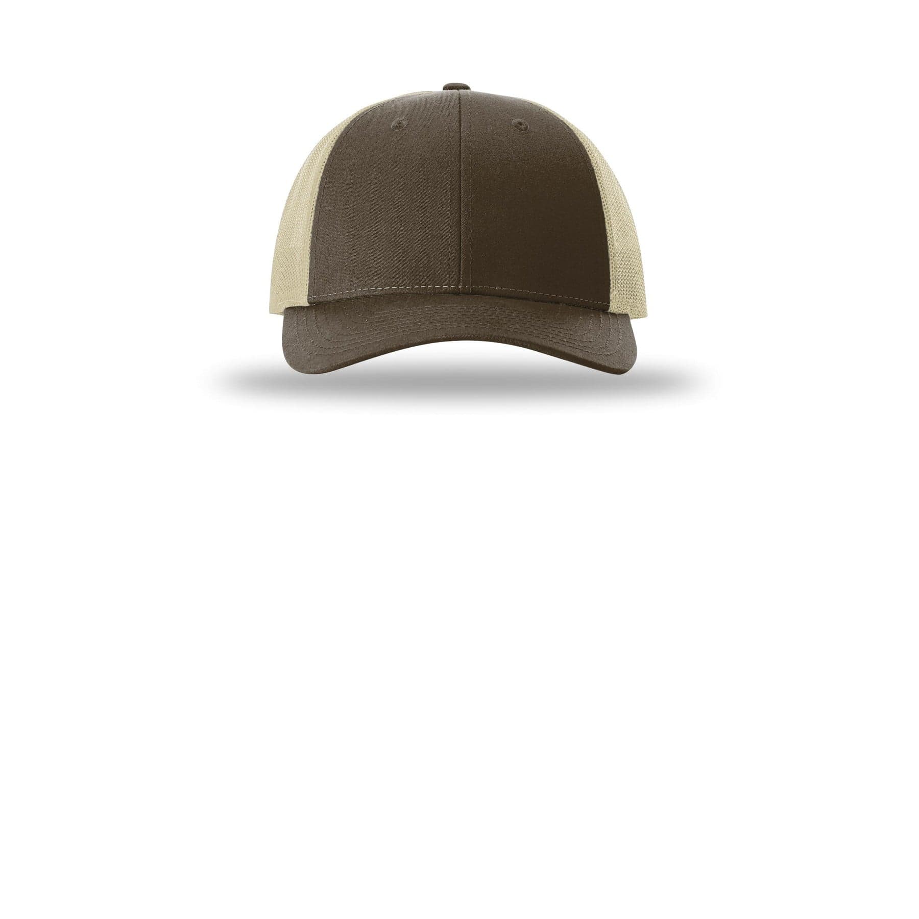 Plain loden low pro trucker, front view