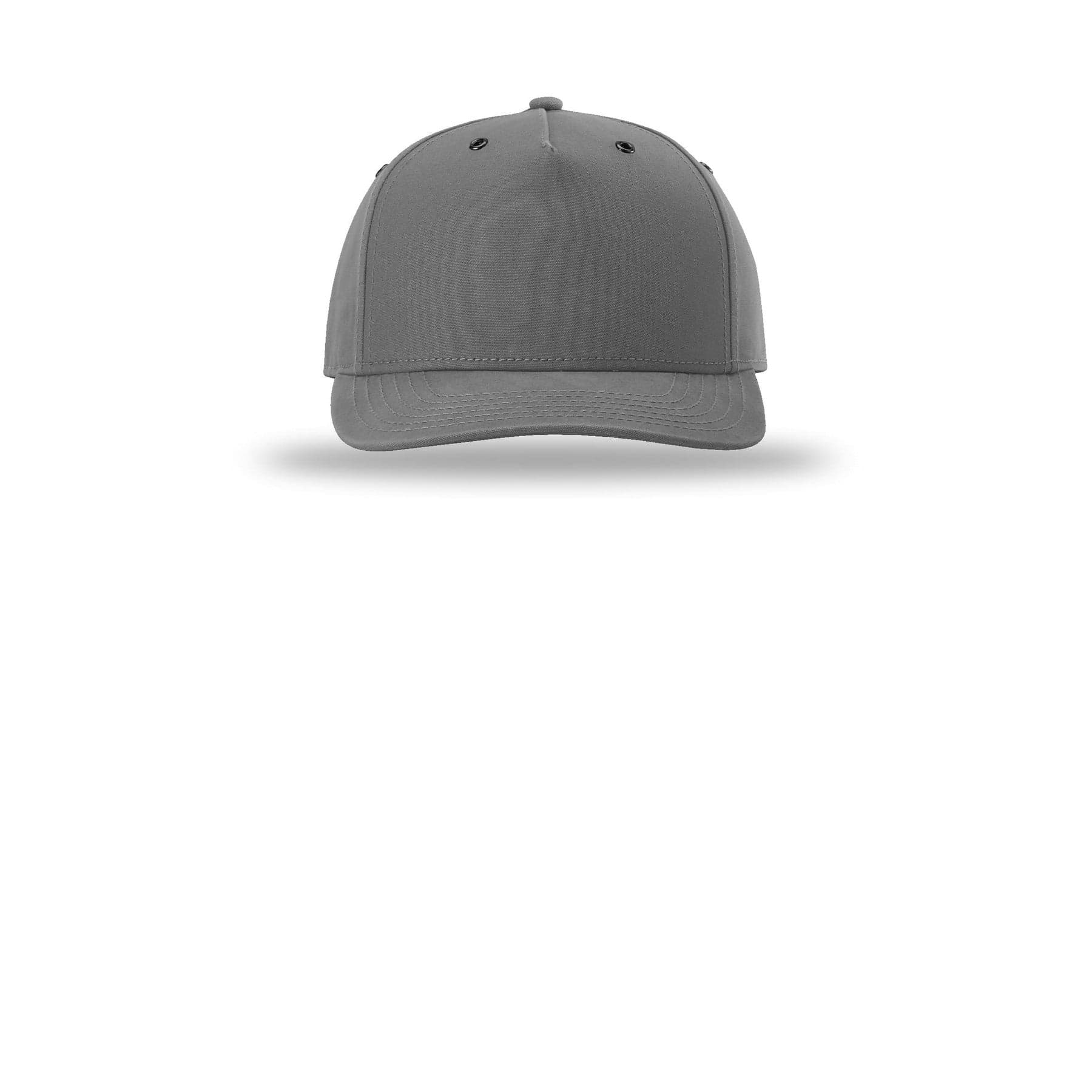 Plain grey burnside cap, front view