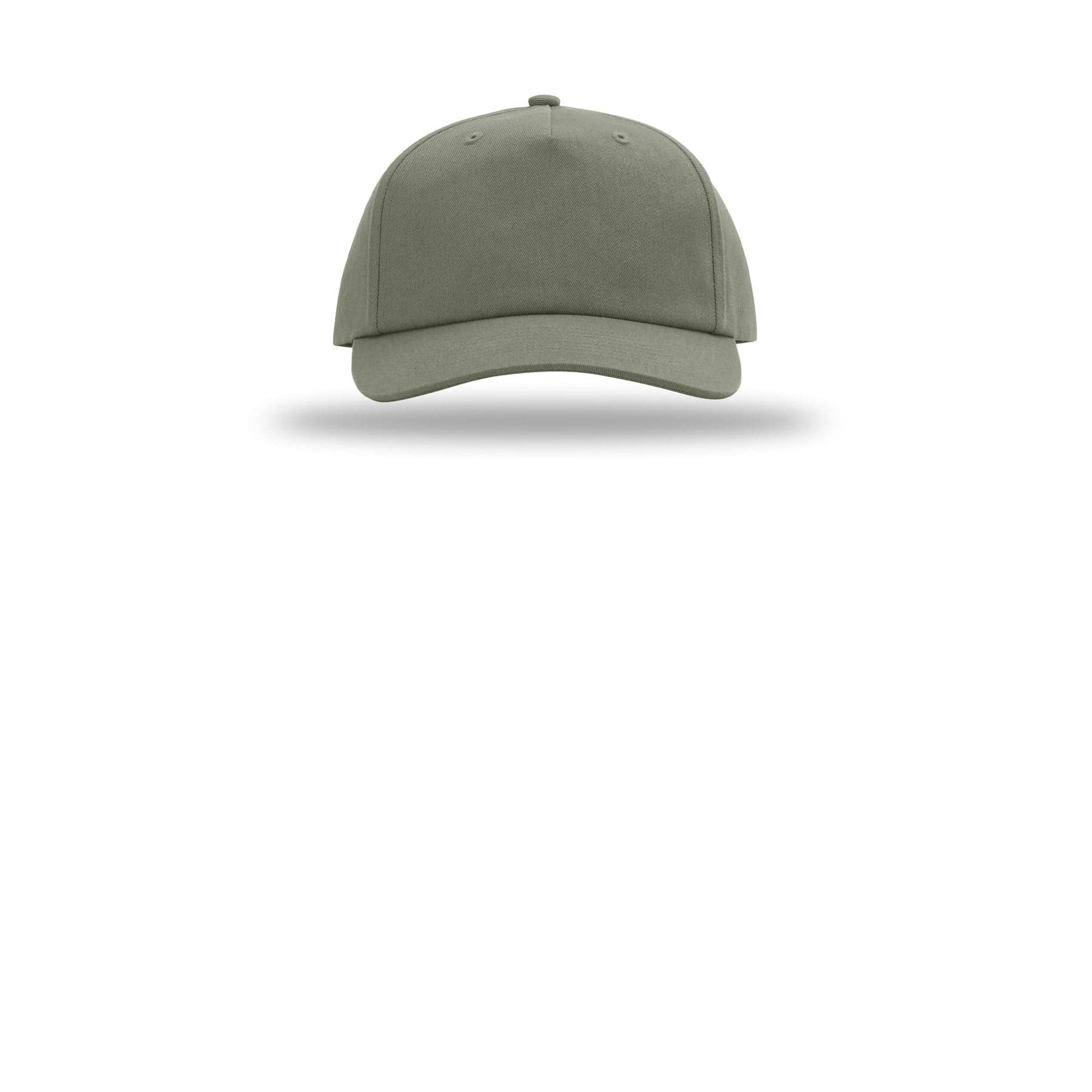 Plain loden 5-panel relaxed gramps, front view