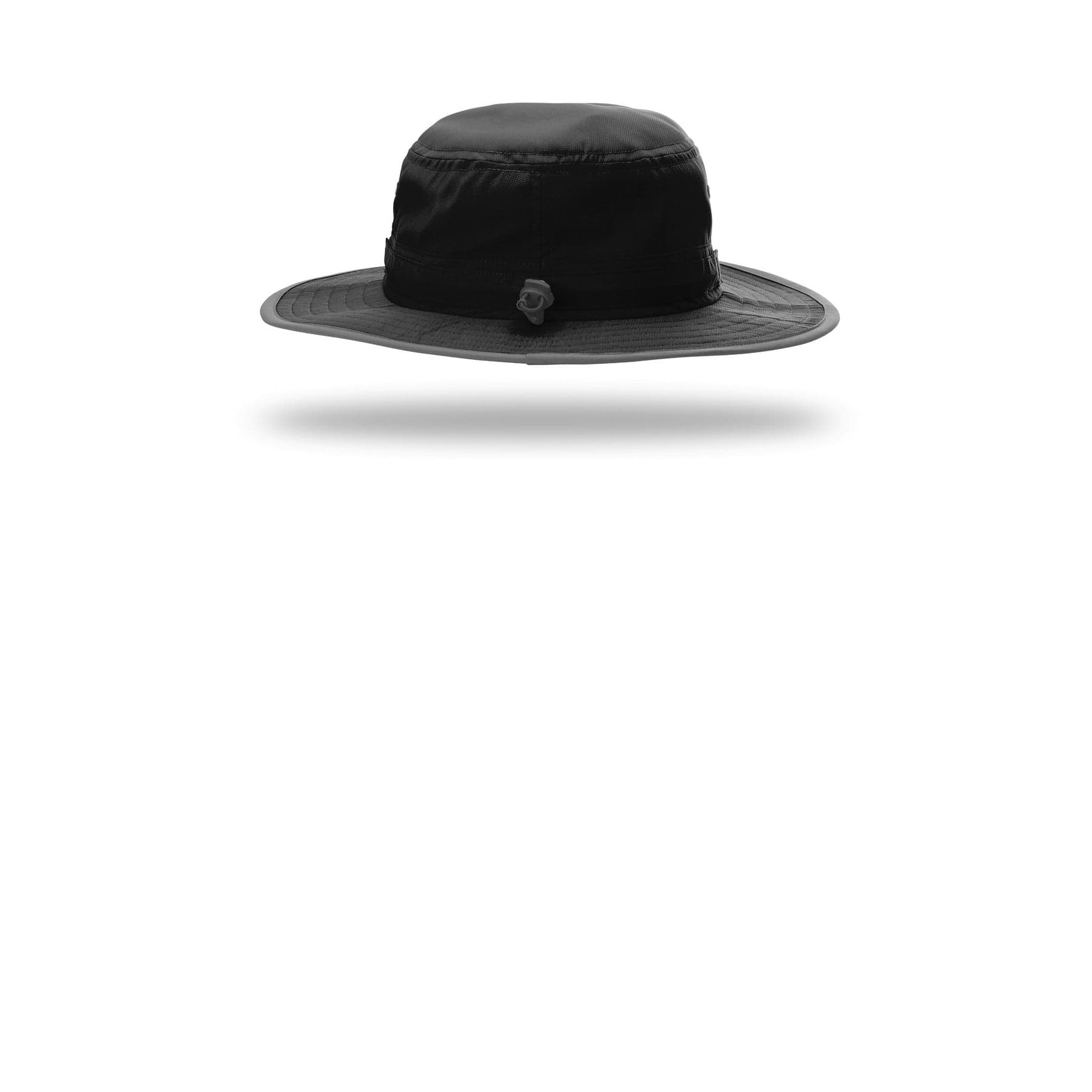Plain charcoal lite wide brim hat, front view
