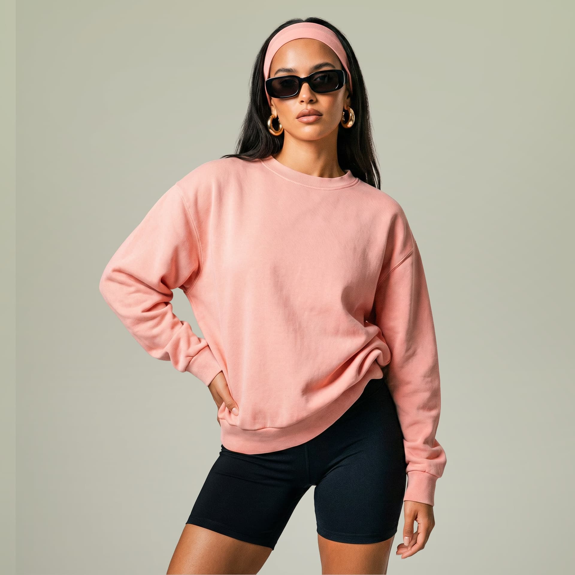 Custom Unisex Garment-Dyed Crewneck Sweatshirt with Your Photo or Text