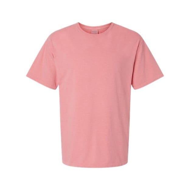Plain botanical rubia unisex botanical dyed t-shirt, front view