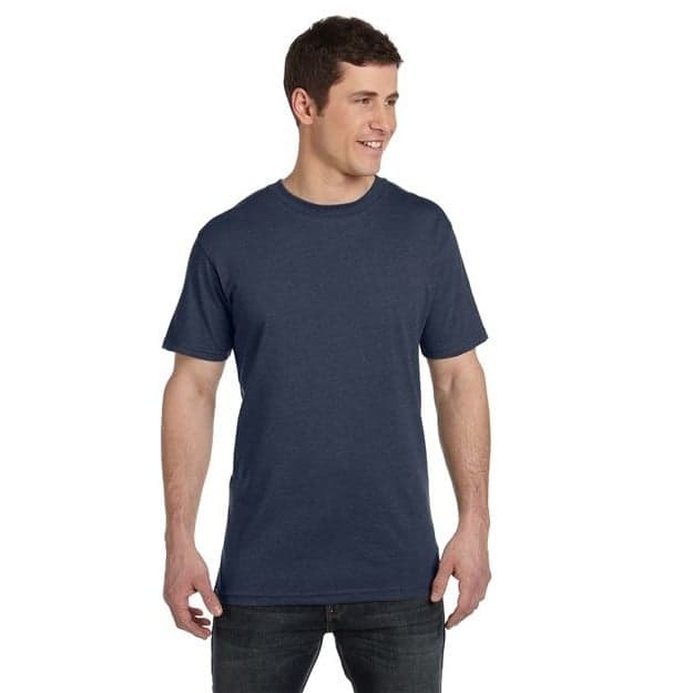 Plain water unisex eco blend t-shirt, front view