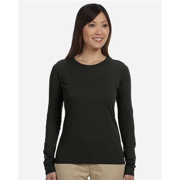 Custom Women's Black Long Sleeve Shirt with Your Design