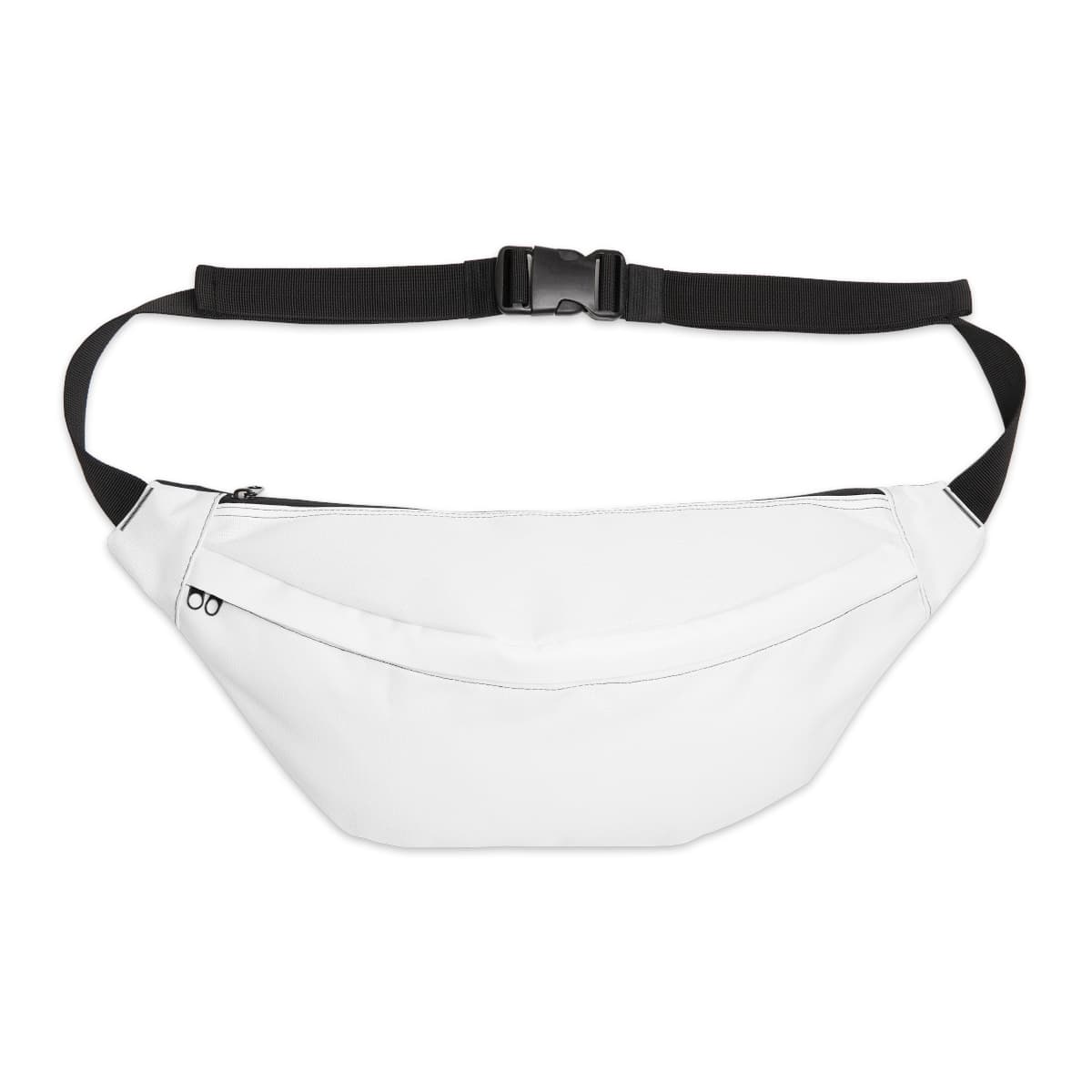 Plain large fanny pack, front view