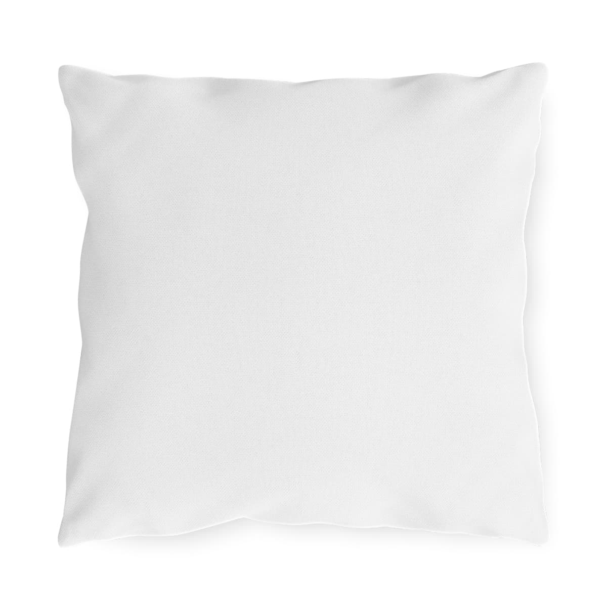 Plain outdoor pillows, front view