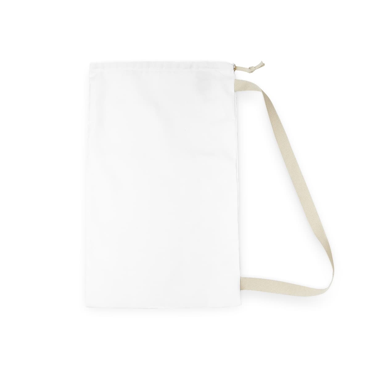 Plain laundry bag, front view
