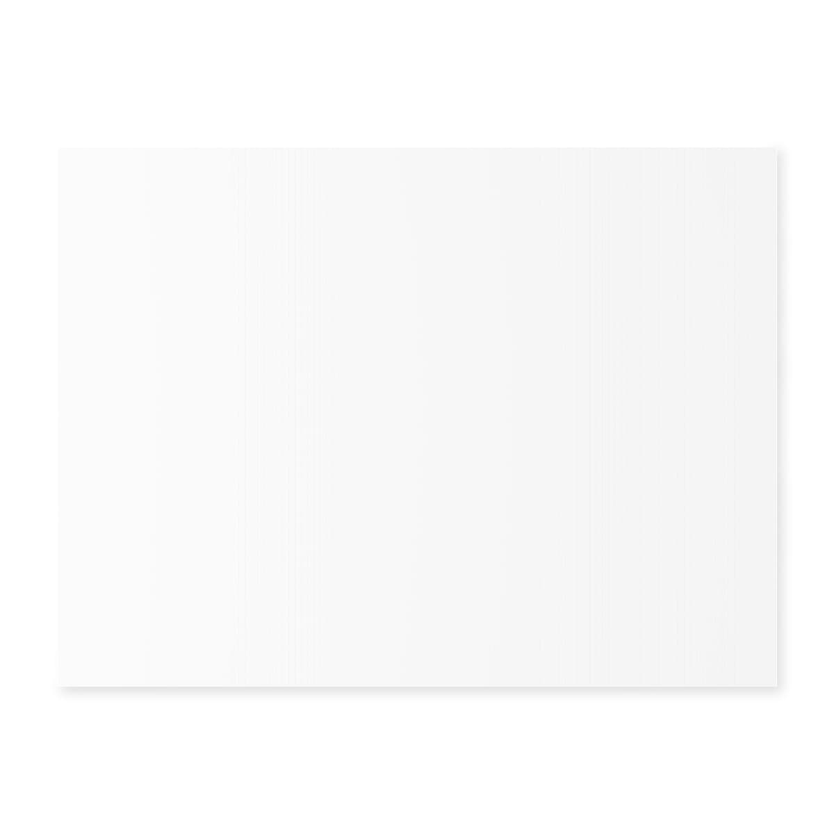 Plain white yard sign, front view