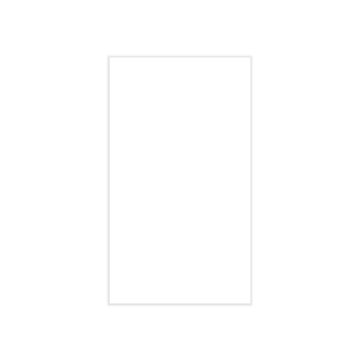 Plain business cards, front view