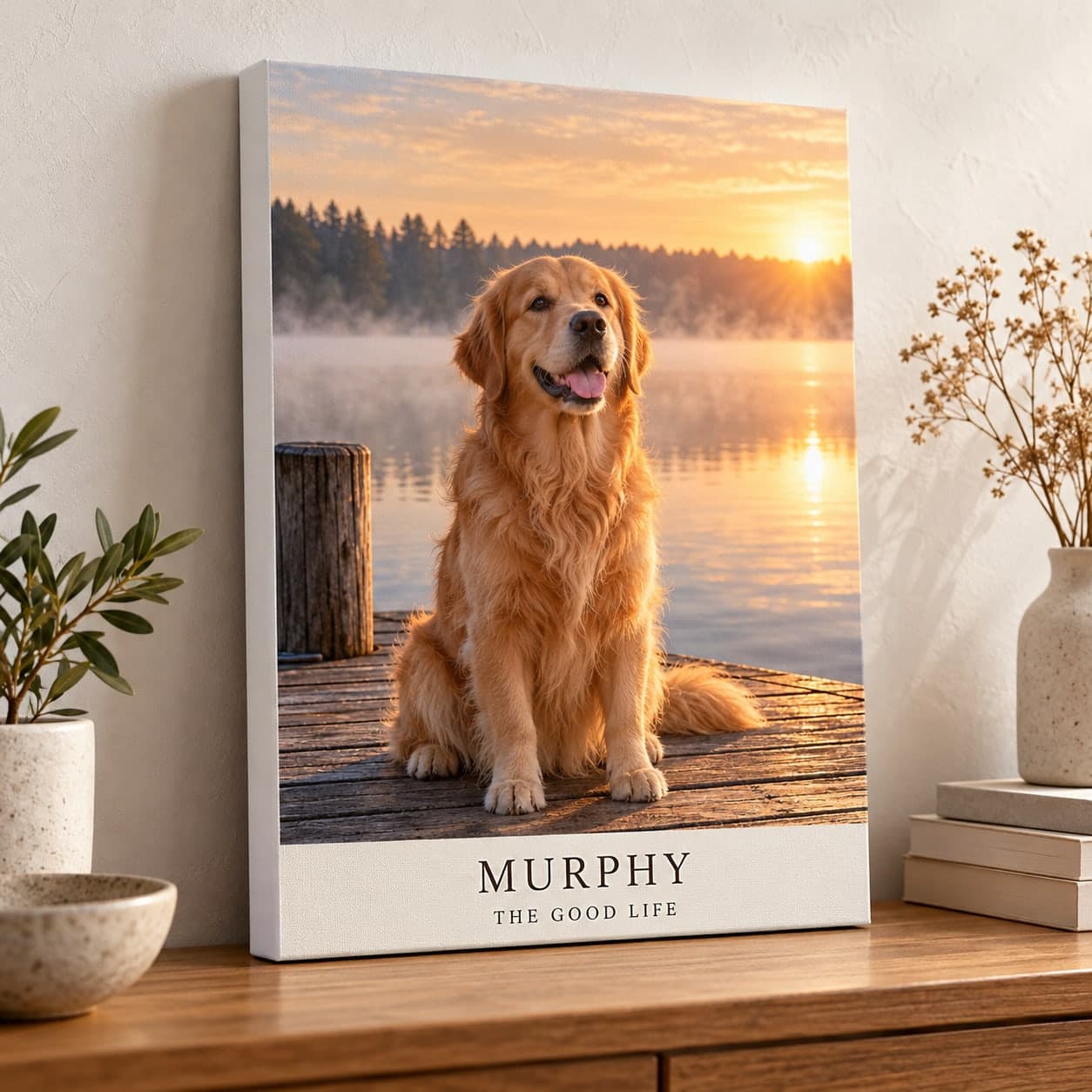 Custom Classic Polycotton Canvas Print with Your Photo or Text