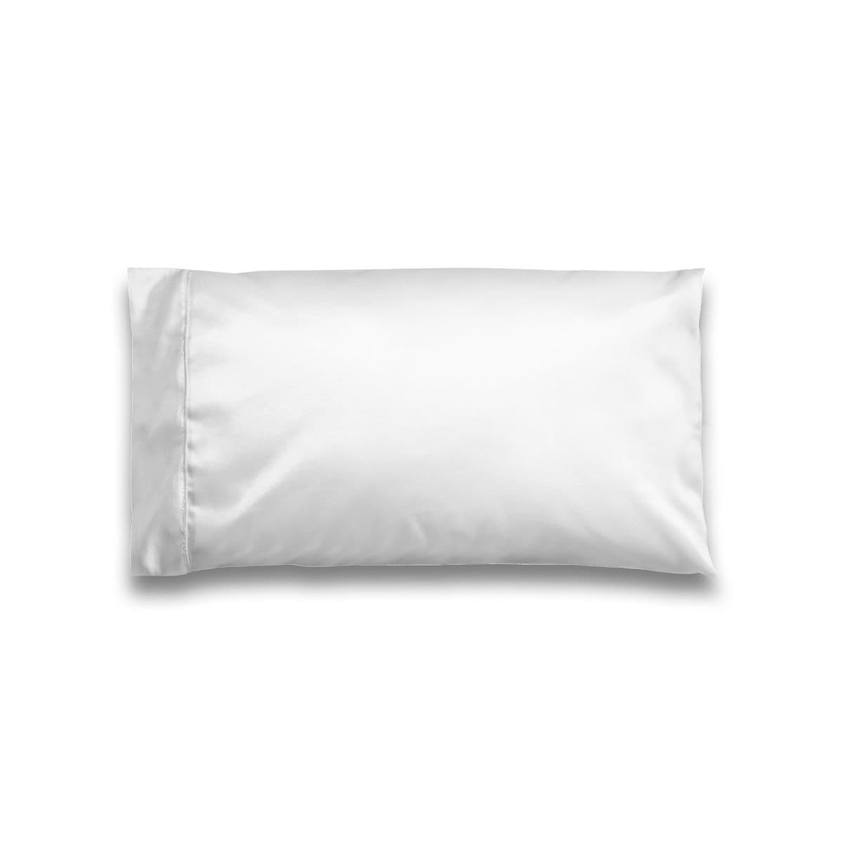 Plain satin pillowcase, front view
