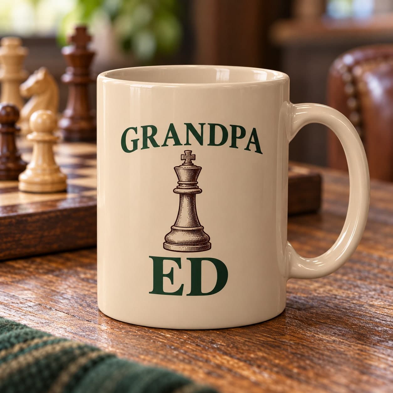 Custom 11 oz Traditional Ceramic Mug with Your Photo or Text