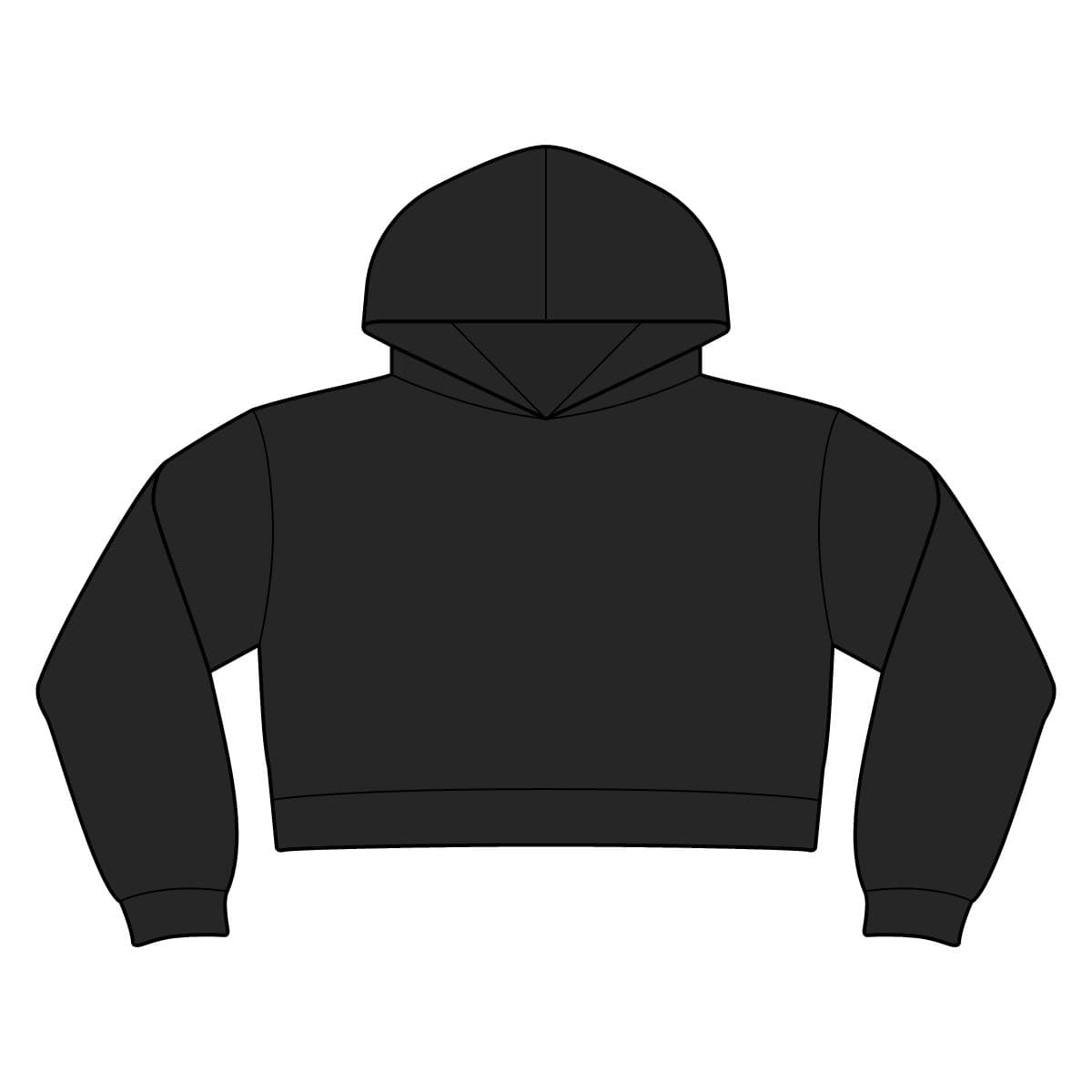 Custom Women's Crop Hoodie with Your Studio Logo