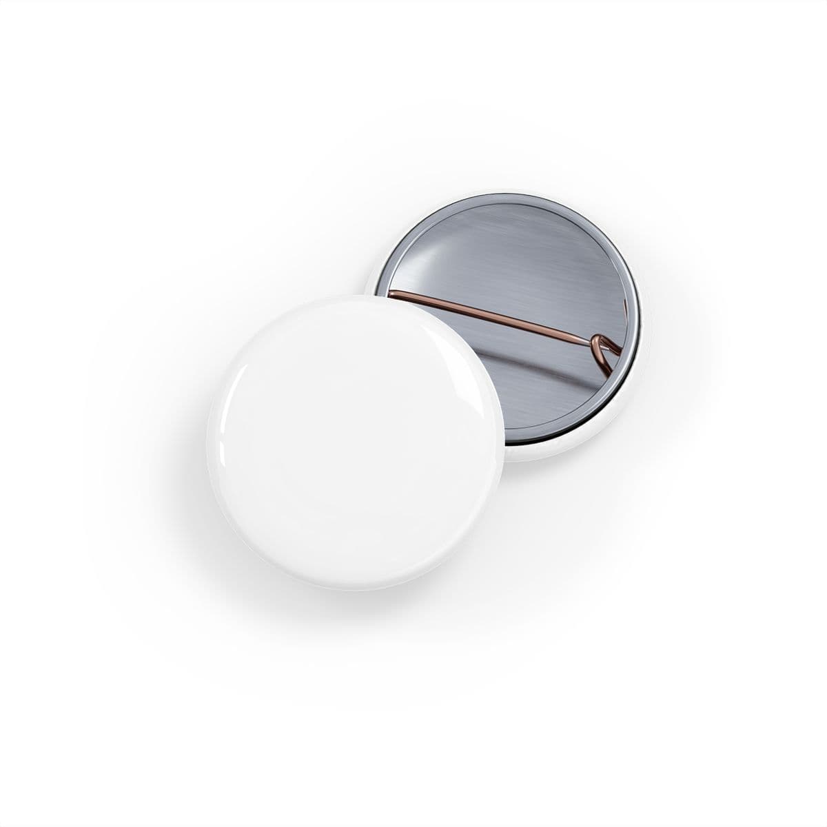 Plain round pins, front view
