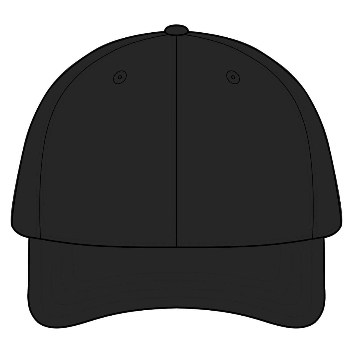 Custom Baseball Cap in Black with Your Name or Text