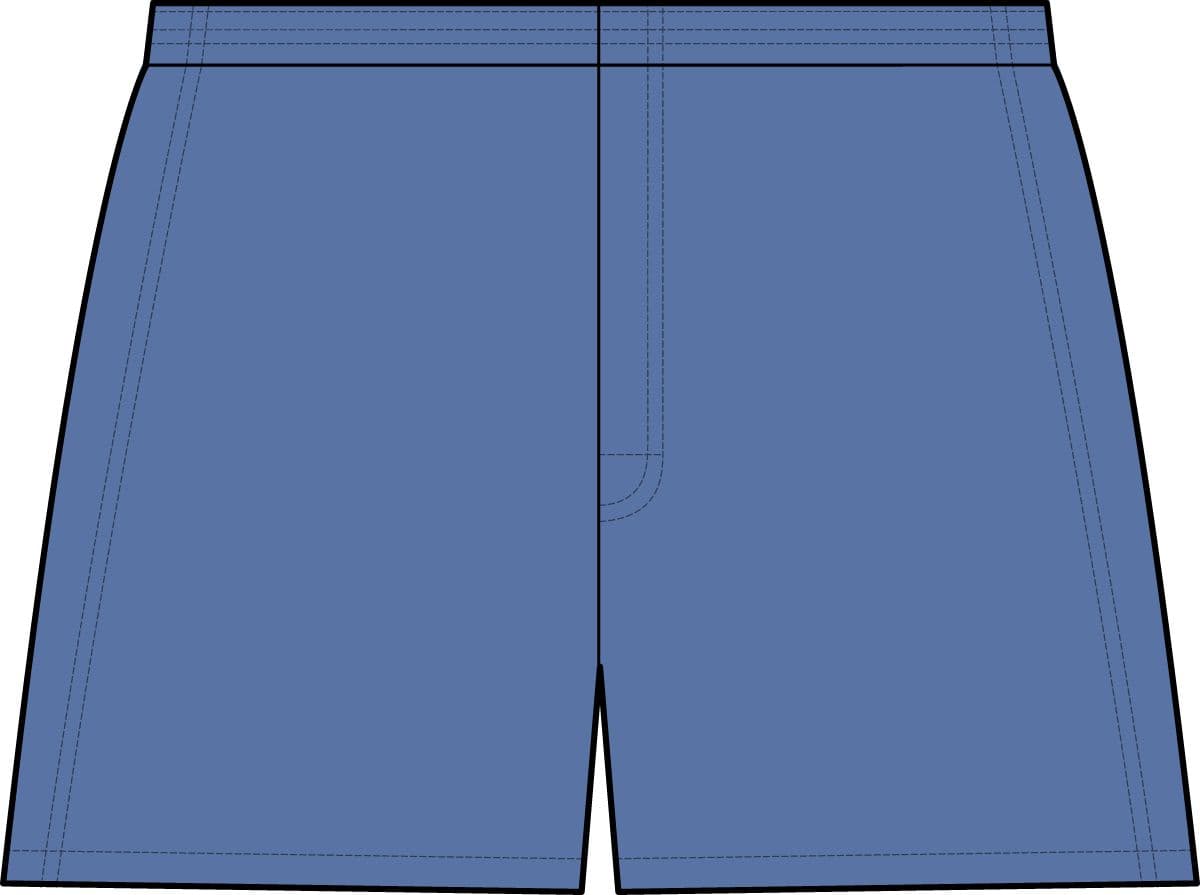Boxer Shorts — BLUE WHITE — front-left-leg