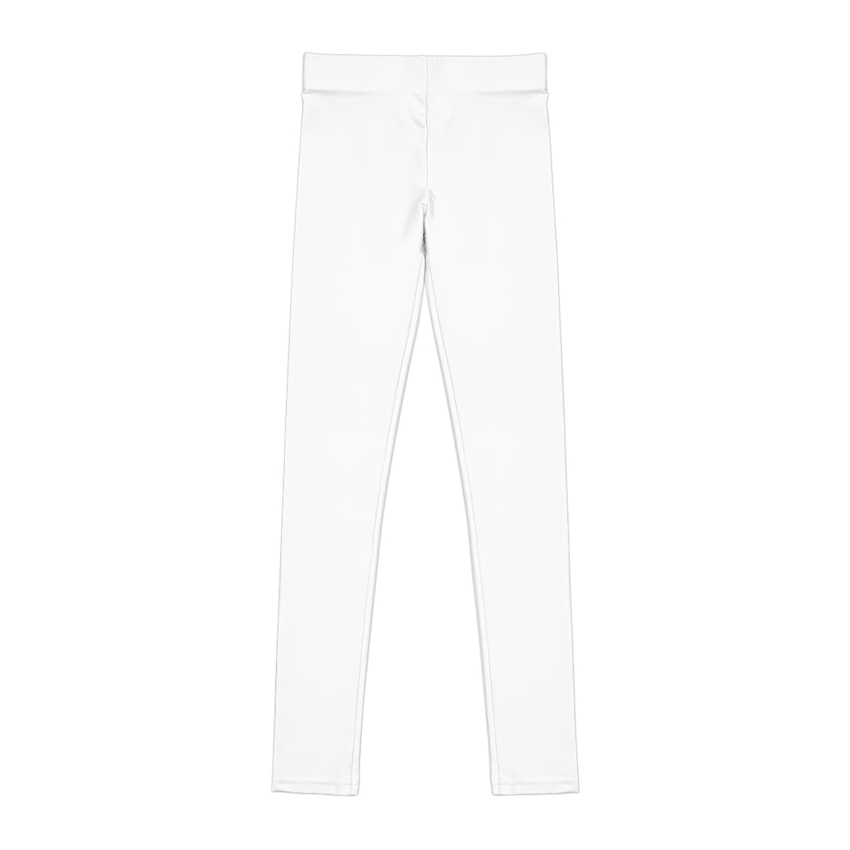 Plain youth leggings (aop), front view