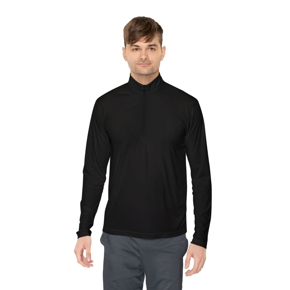 Custom Unisex Lightweight Quarter-Zip with Your Photo or Text
