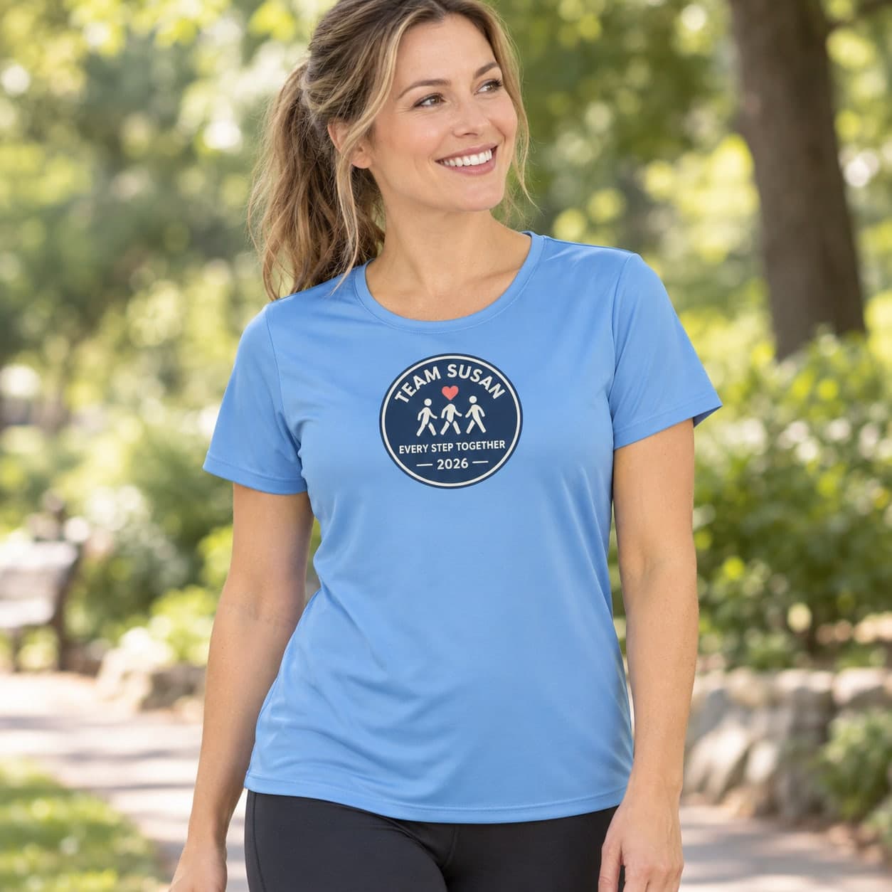 Custom Women's Moisture-Wicking T-Shirt with Your Photo or Text