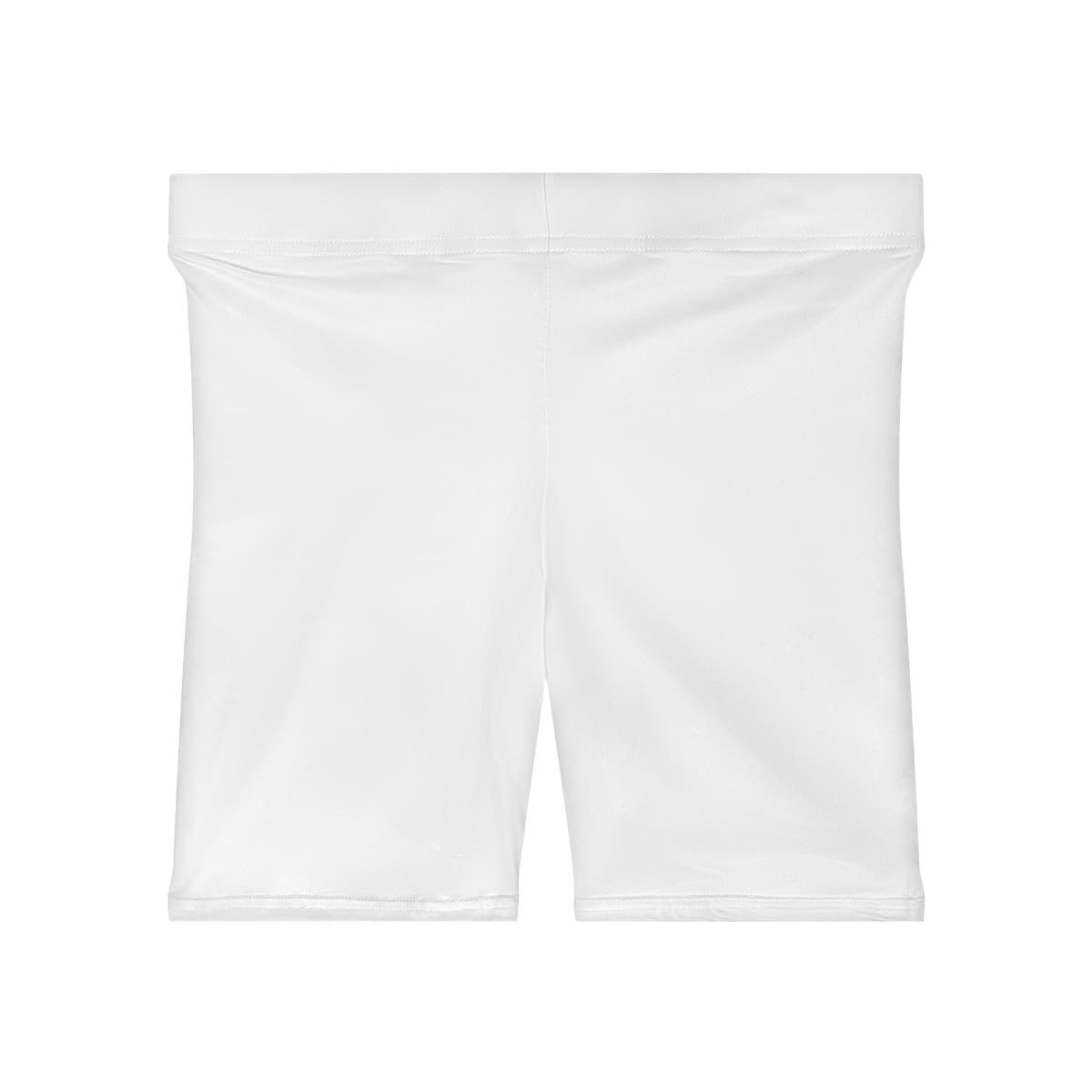 Plain women's biker shorts (aop), front view