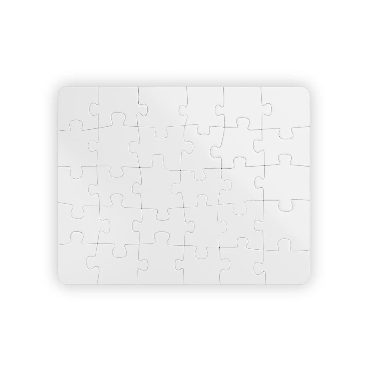 Plain kids' puzzle, 30-piece, front view