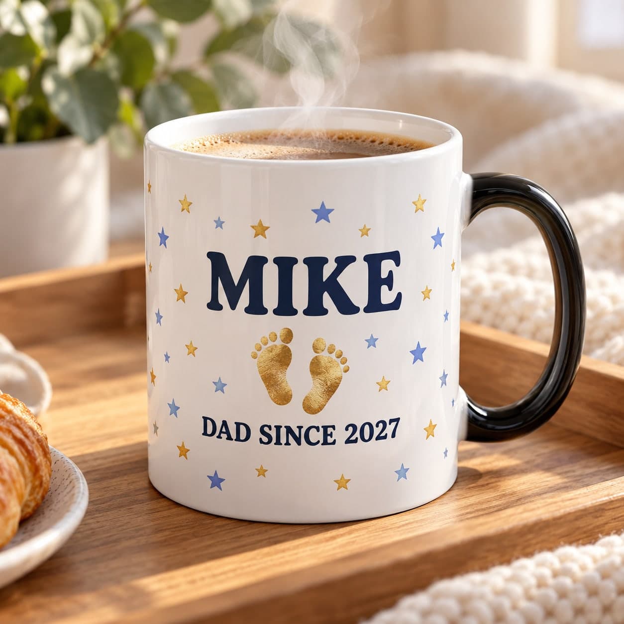 Custom 11 oz Heat-Reactive Color Morphing Mug with Your Photo or Text