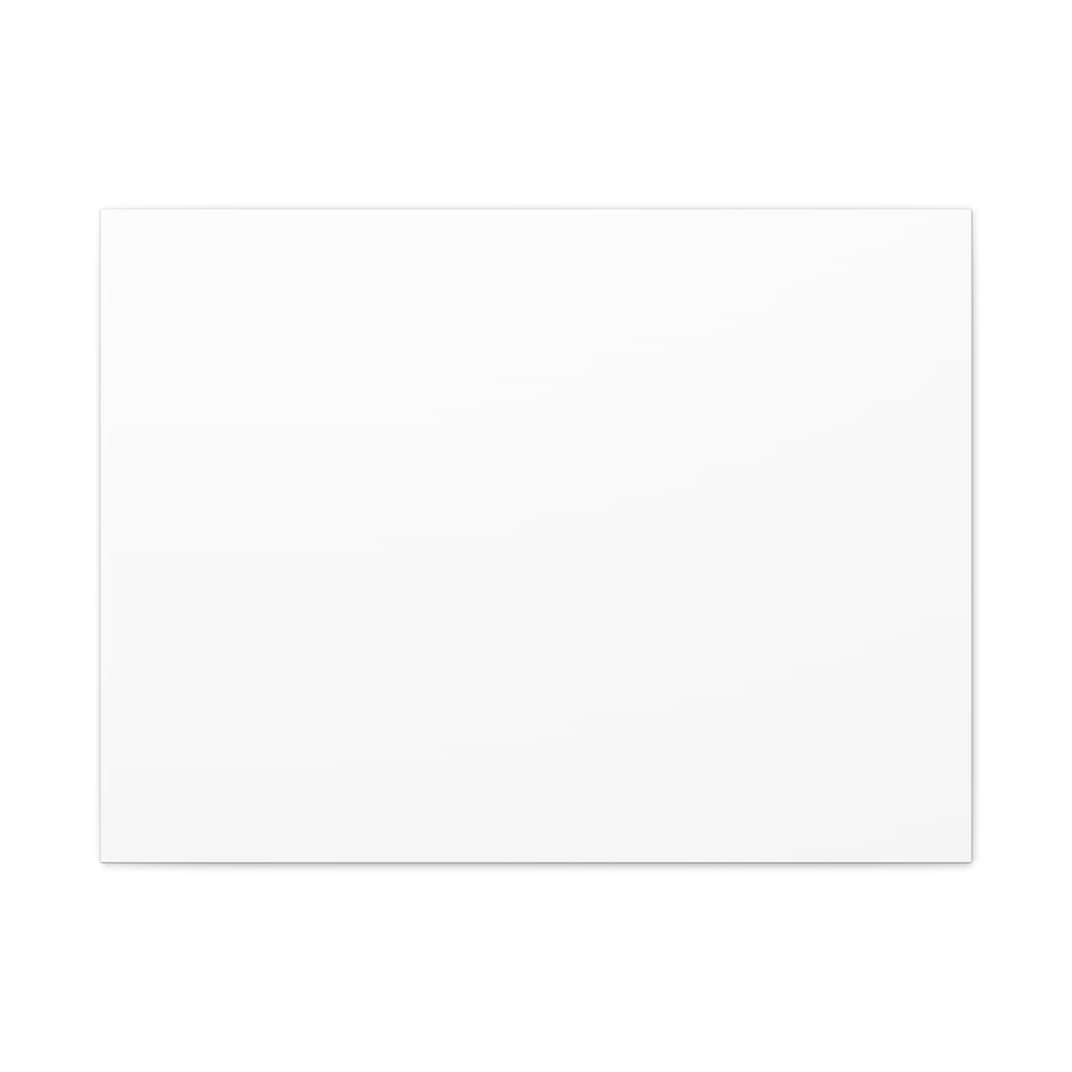 Plain matte canvas, stretched, 1.25", front view