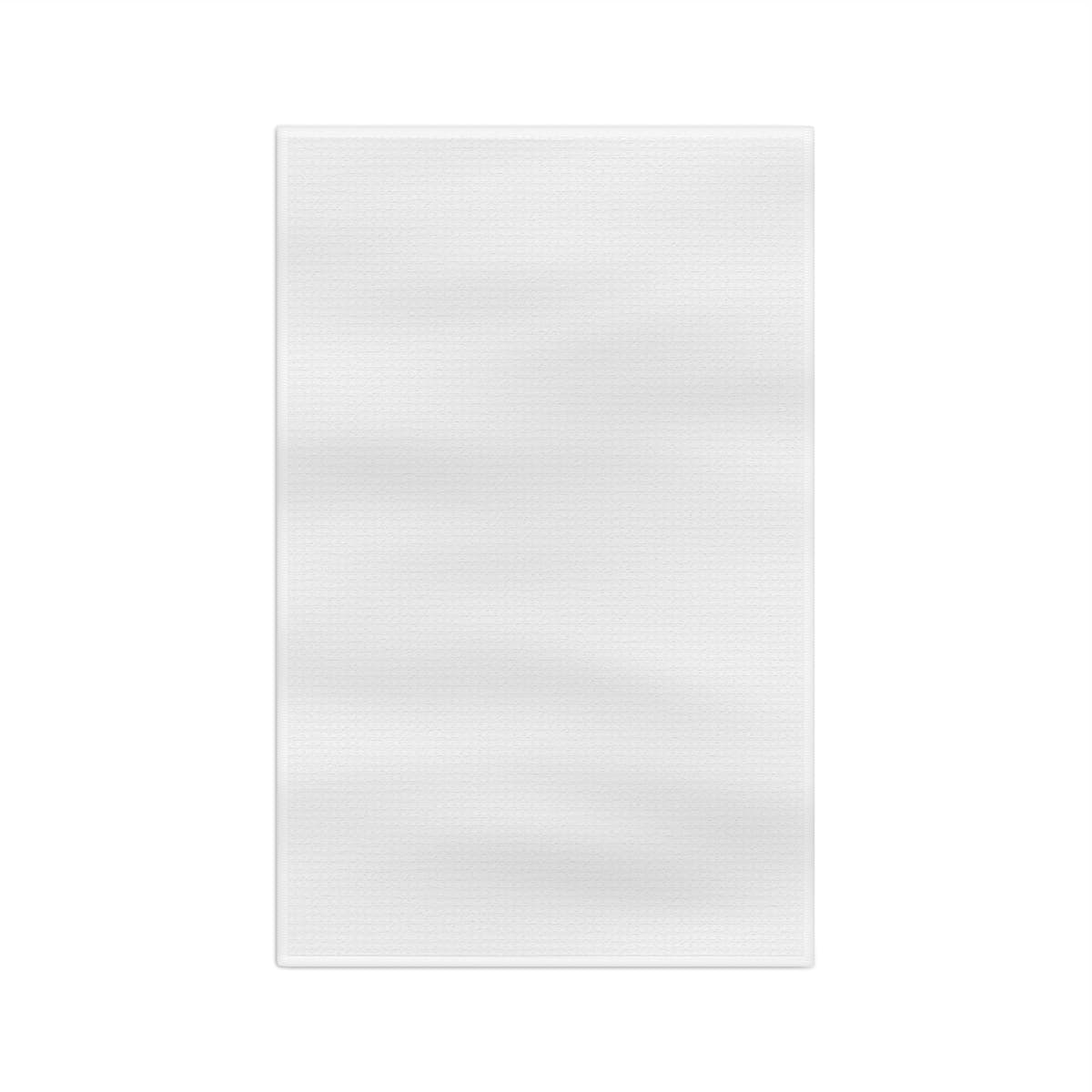 Plain microfiber tea towel, front view