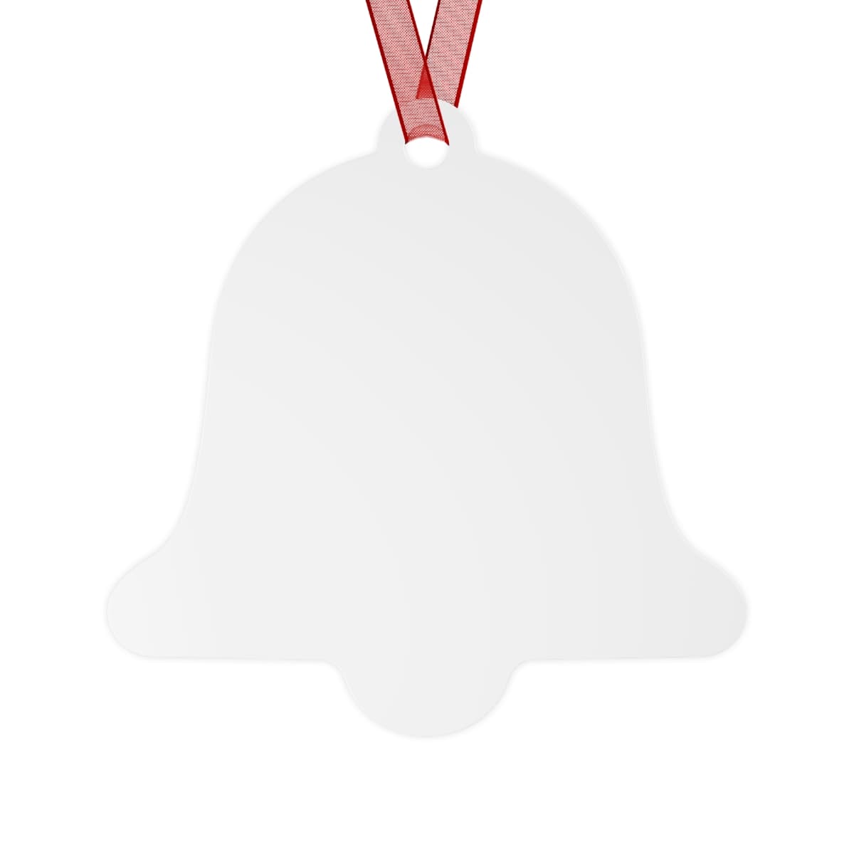 Plain metal ornaments, front view