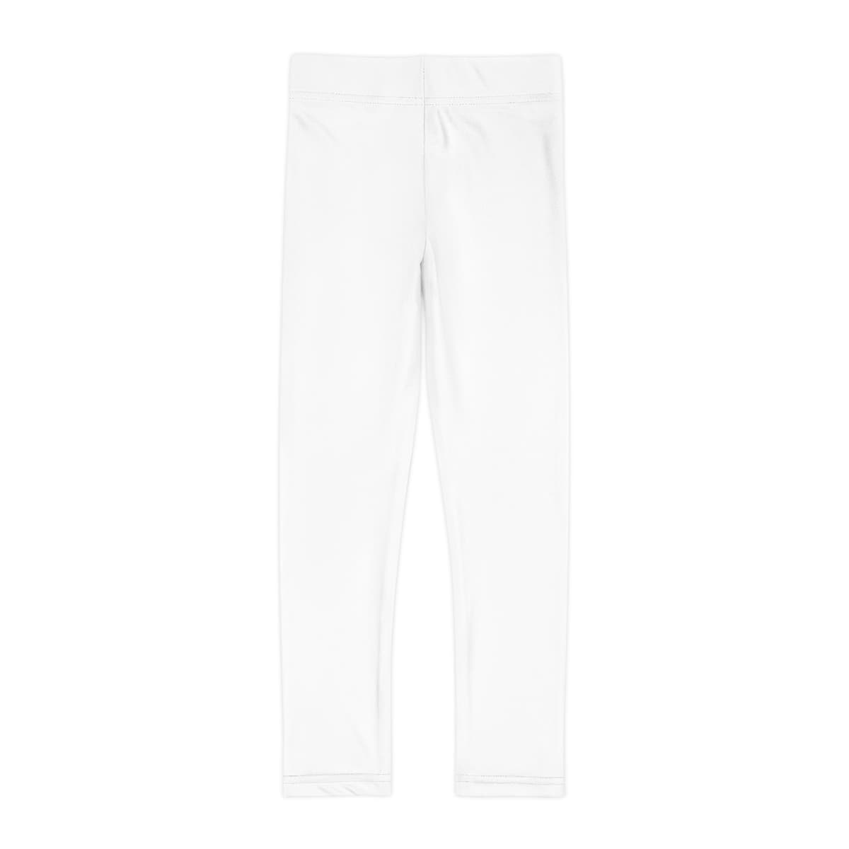 Plain kids leggings (aop), front view