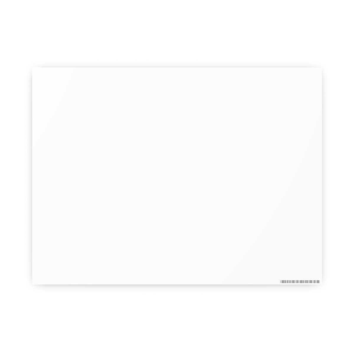 Plain photo art paper posters, front view
