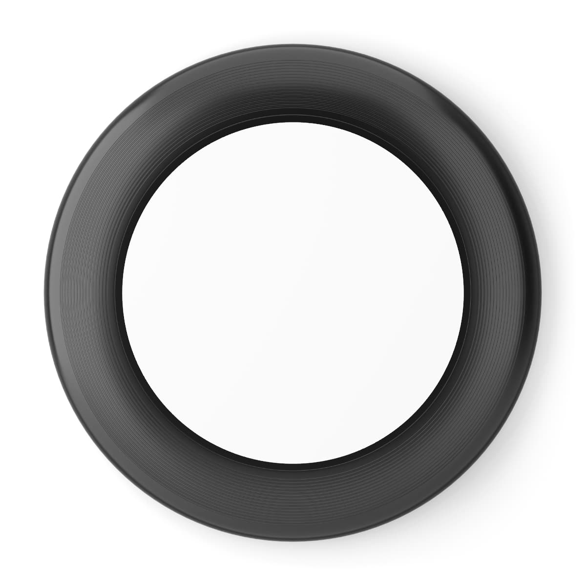 Plain product in black, front view