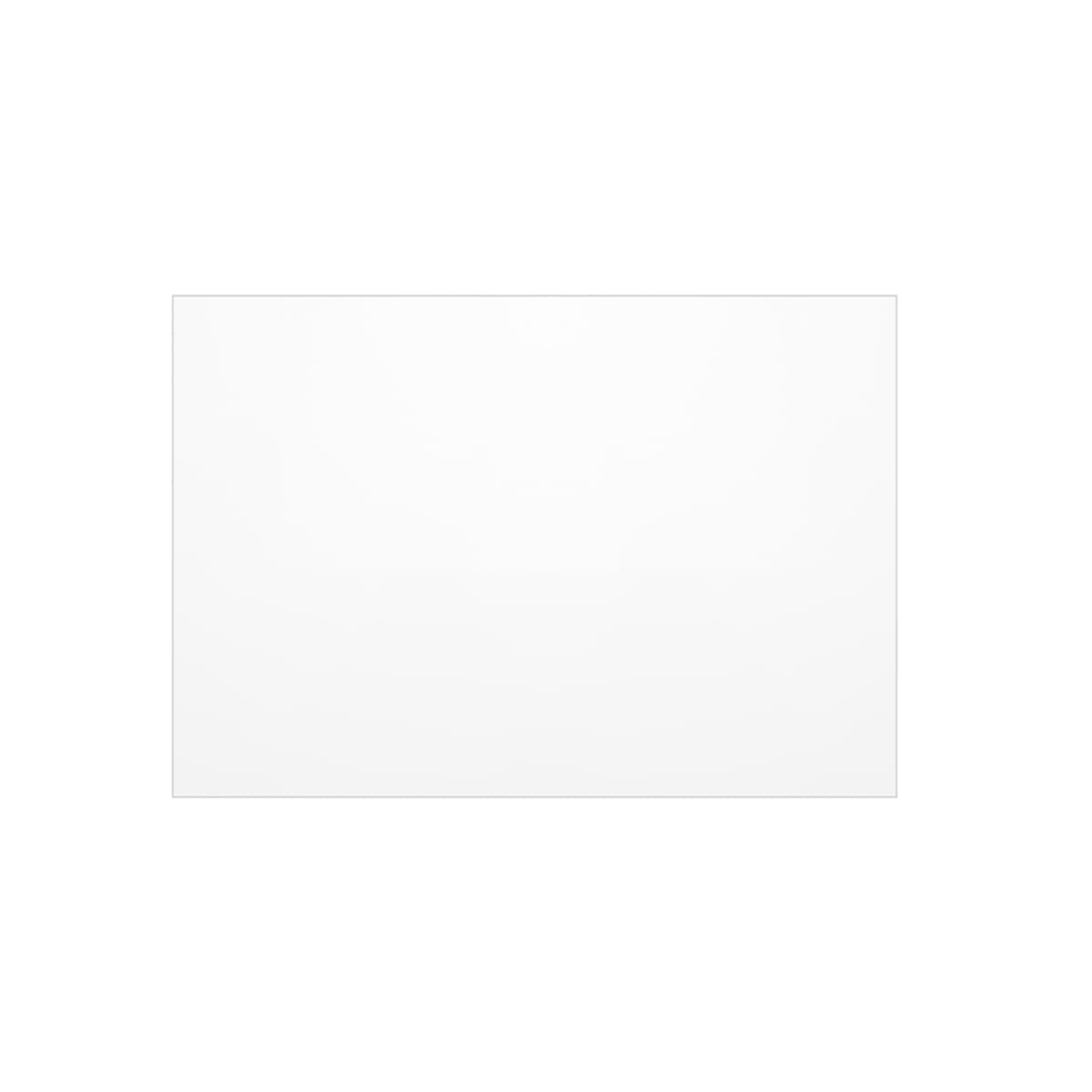 Plain foam board, front view