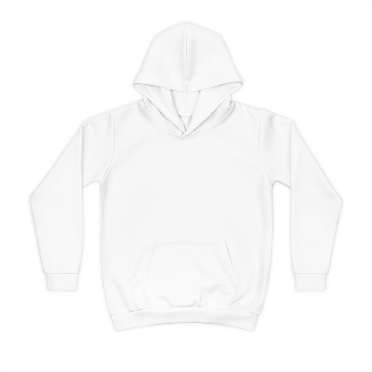 Plain children's hoodie (aop), front view