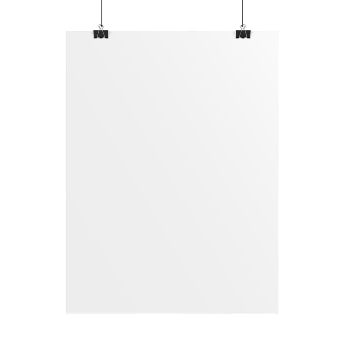 Plain rolled posters, front view