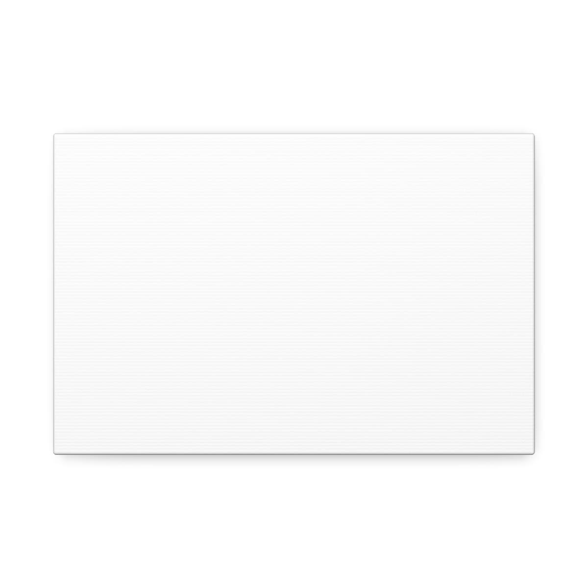 Plain canvas stretched, 1.5'', front view