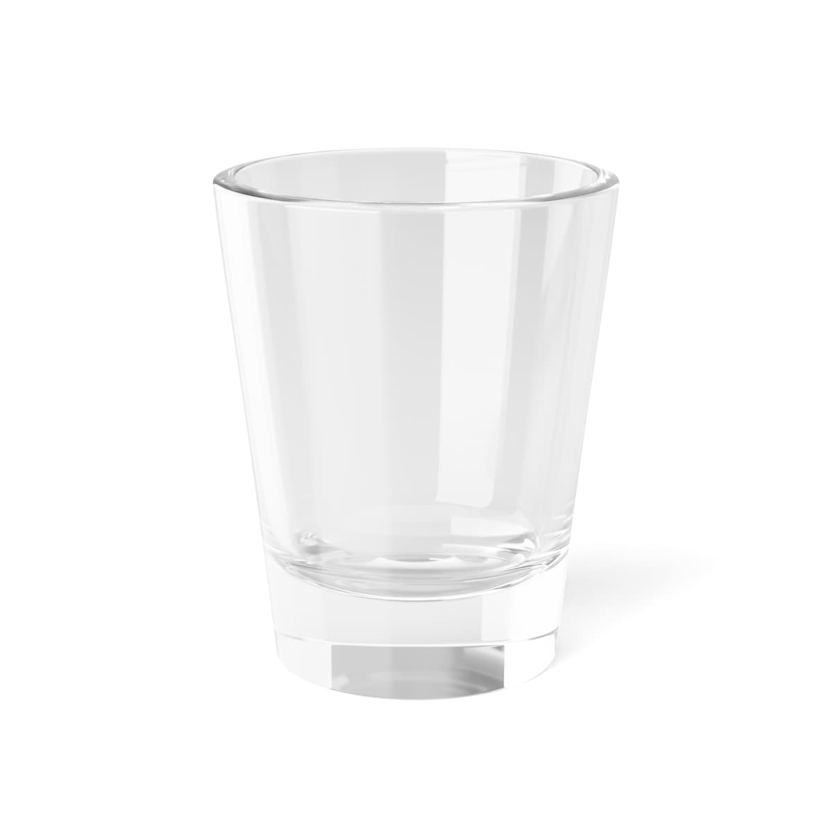 Plain shot glass, 1.5oz, front view