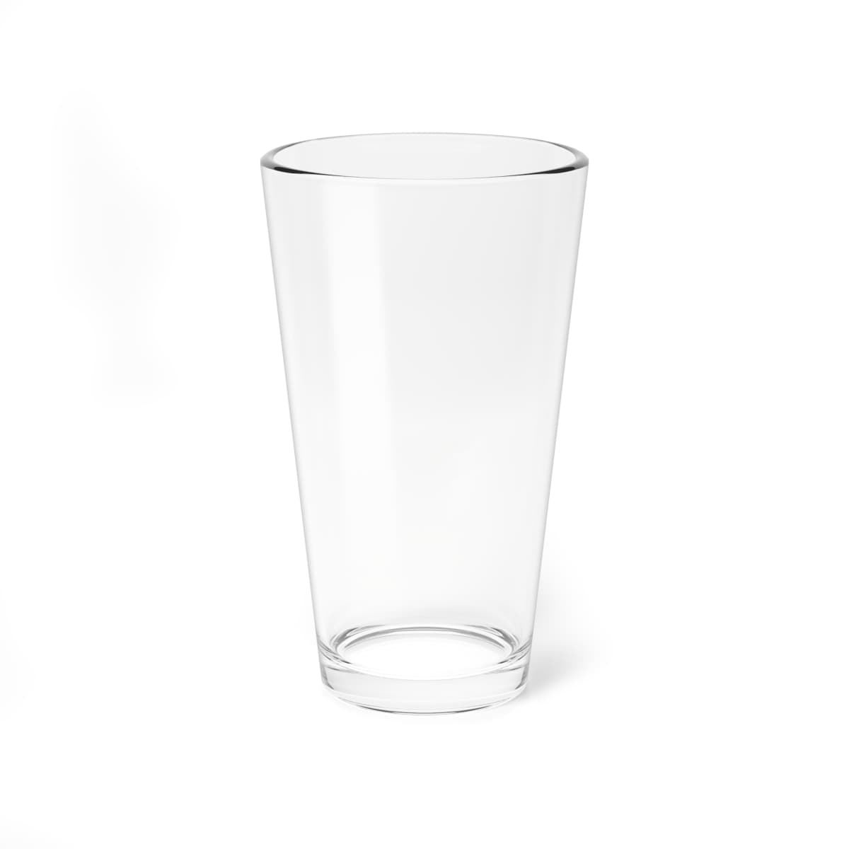 Plain mixing glass, 16oz, front view