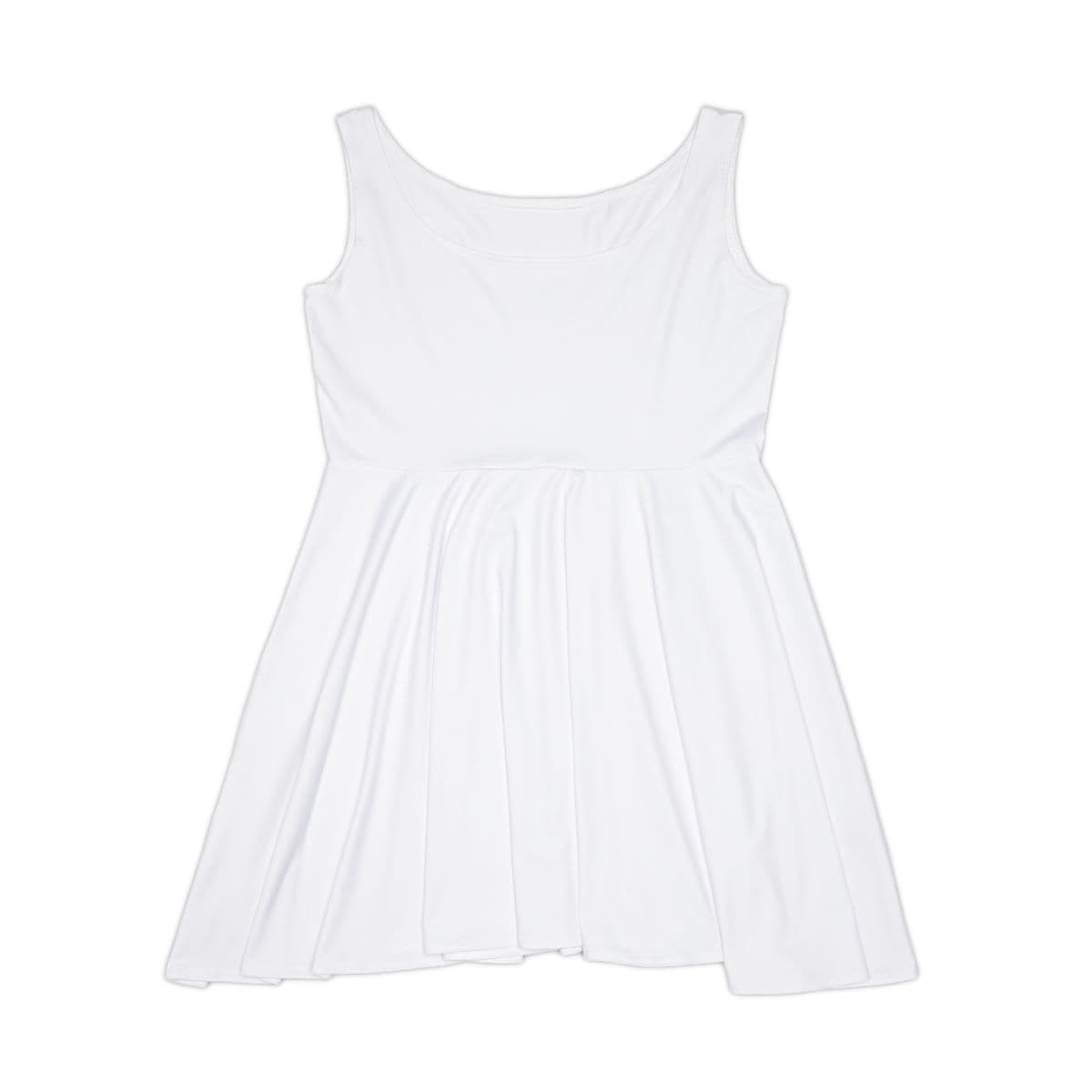 Plain women's skater dress (aop), front view