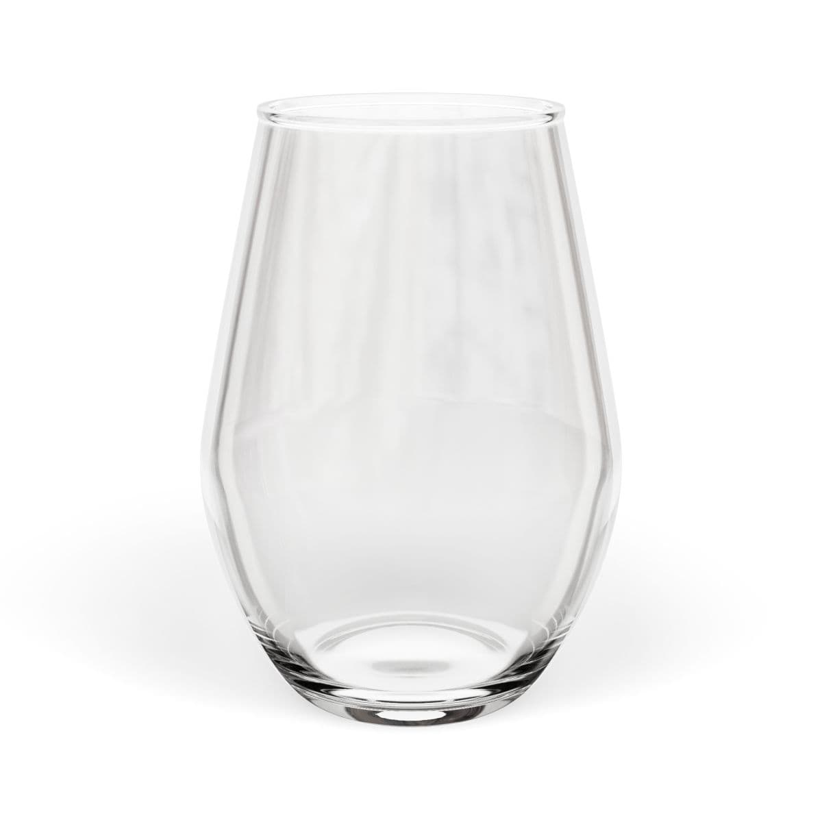 Plain stemless wine glass, 11.75oz, front view