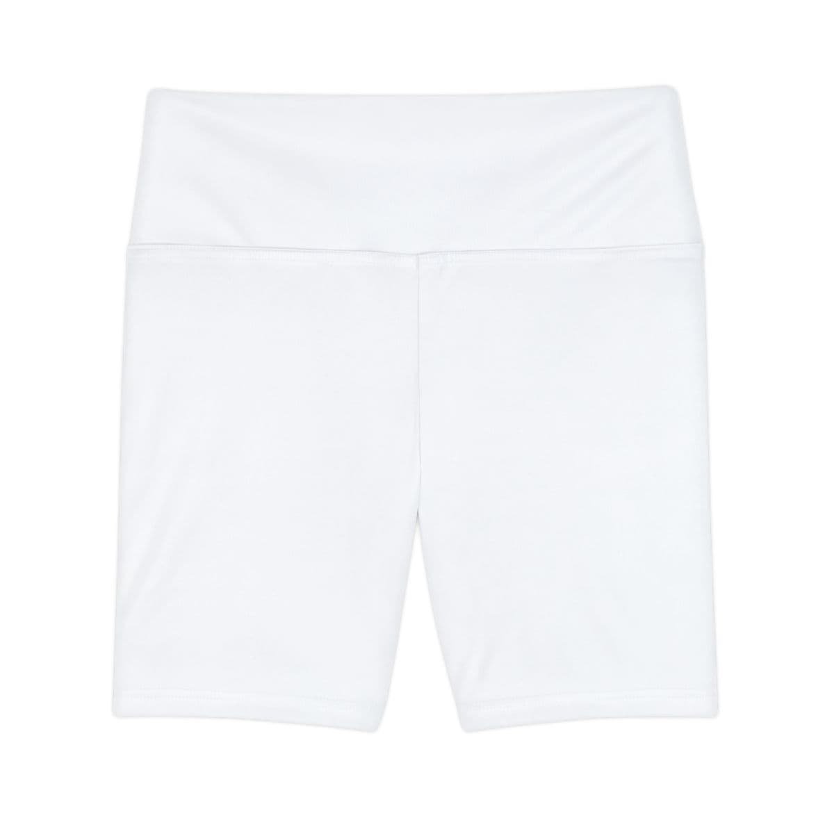Plain women's workout shorts (aop), front view