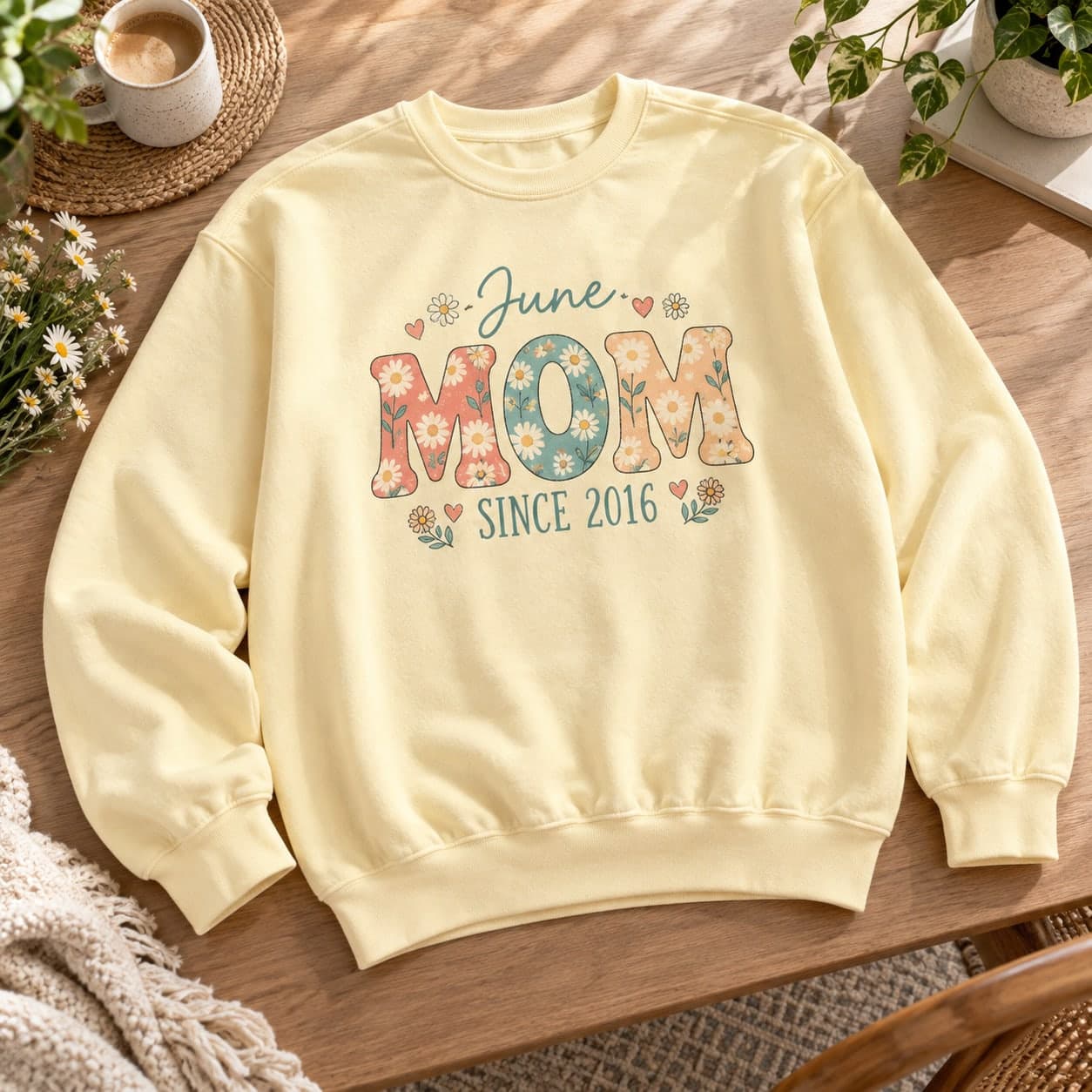 Custom Comfort Colors Garment-Dyed Sweatshirt with Your Photo or Text